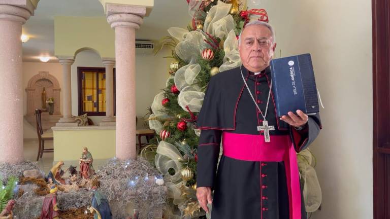 Obispo Jonás Guerrero, de Culiacán, ofrece un mensaje por la Navidad.