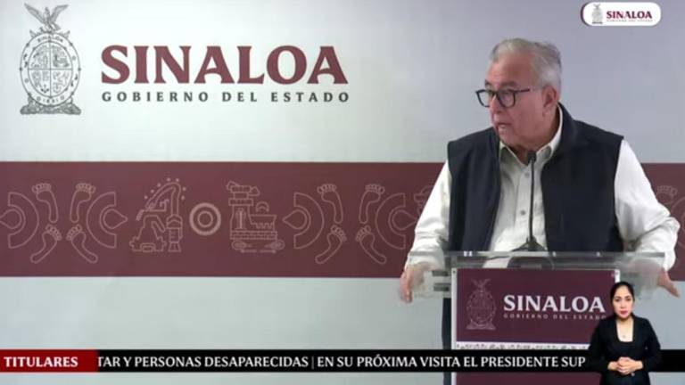 En una de sus conferencias semaneras, el Gobernador Rubén Rocha Moya habló de sobre Claudia Sheinbaum.