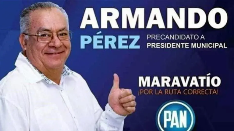 Armando Pérez Luna buscaba ser candidato a la alcaldía de Maravatío, Michoacán, por el PAN.