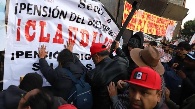 Integrantes de la CNTE se manifiestan en Palacio Nacional. Integrantes de la CNTE se manifiestan en Palacio Nacional.