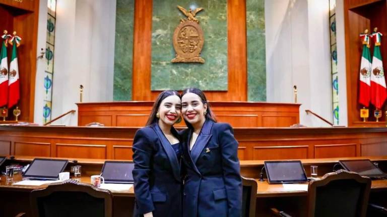 Las gemelas Sánchez Sánchez son diputadas locales en el Congreso de Sinaloa por Morena.