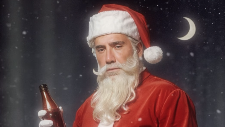 Alejandro Fernández deseó una Feliz Navidad disfrazado de Santa.