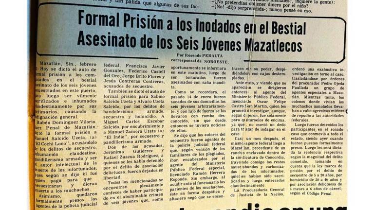 Noroeste informaba hace 50 años de la condena a prisón de Manuel Salcido Uzeta, “El Cochi Loco”.