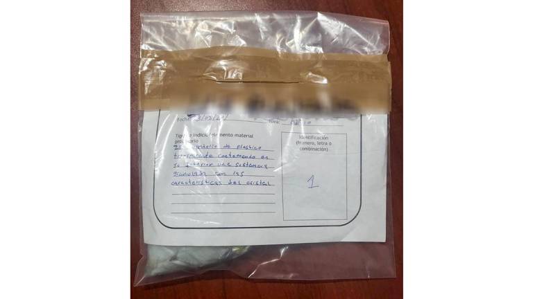 En El Tamarindo un hombre fue detenido con 25 dosis de cristal.