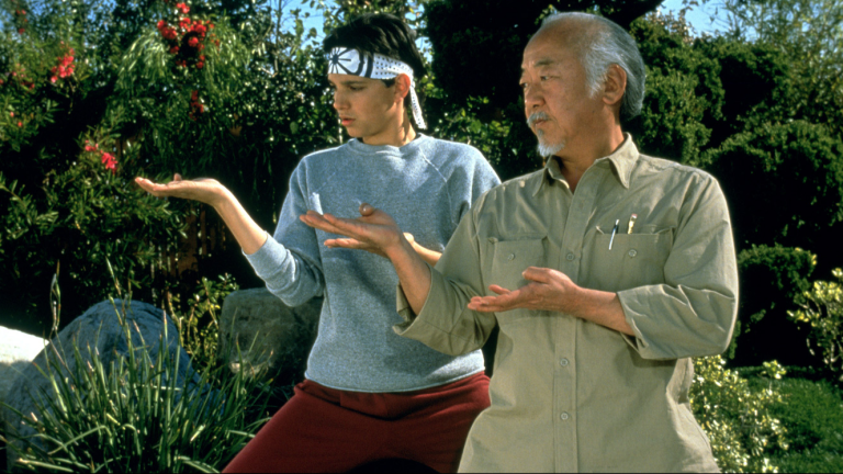 Ralph Macchio y Pat Morita protagonizaron tres películas de El Karate Kid.