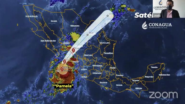 En alerta naranja, centro y sur de Sinaloa por acercamiento de huracán Pamela