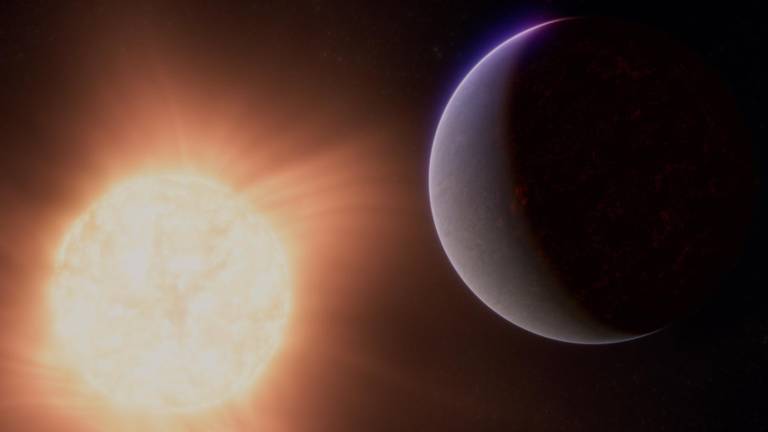 Imagen del Exoplaneta Supertierra 55 Cancri e