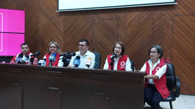 En el Ayuntamiento de Mazatlán se dio a conocer los pormenores de la Colecta Anual de la Cruz Roja Mexicana.