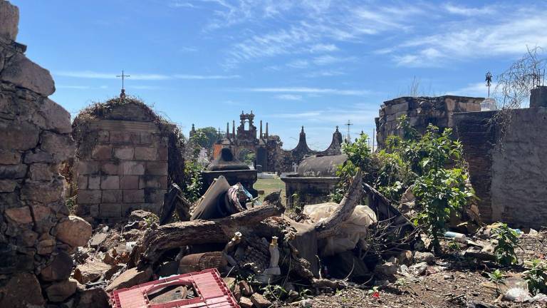 Vecina del Panteón Español en Rosario llama a autoridades a reparar barda