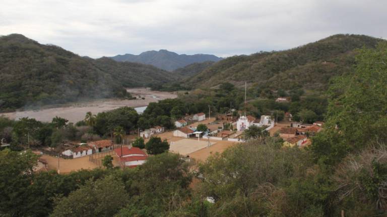 El pueblo de Santa María, antes del éxodo.