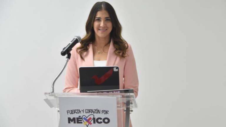 Paloma Sánchez Ramos, candidata al Senado de la República por la coalición Fuerza y Corazón por México