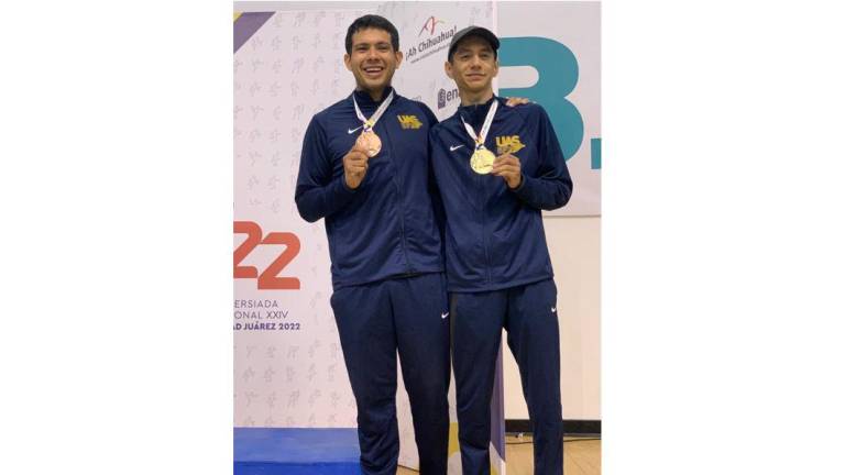 Roberto Medina, de taekwondo, le da a la UAS la primera medalla de oro en la Universiada Nacional