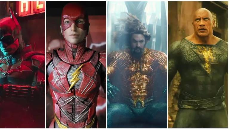 Warner revela adelantos de ‘The Batman’, ‘Aquaman’, ‘Black Adam’ y ‘The Flash’.