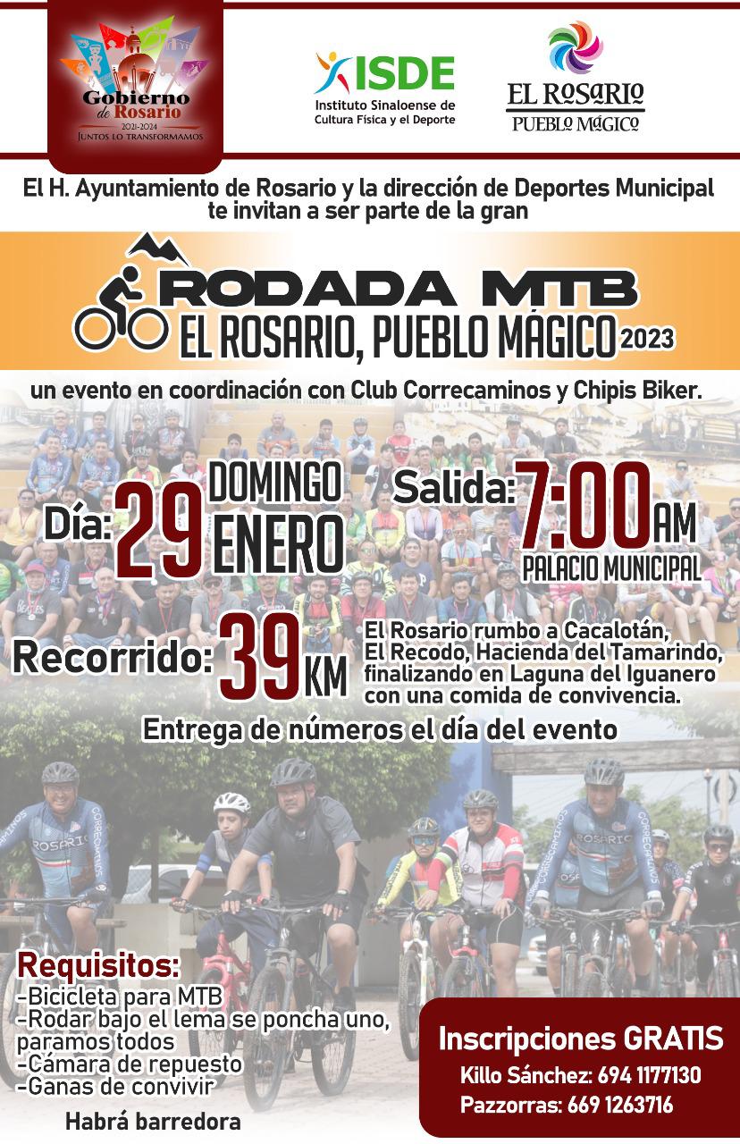 $!Invitan a la gran rodada ciclista MTB 2023 en Rosario