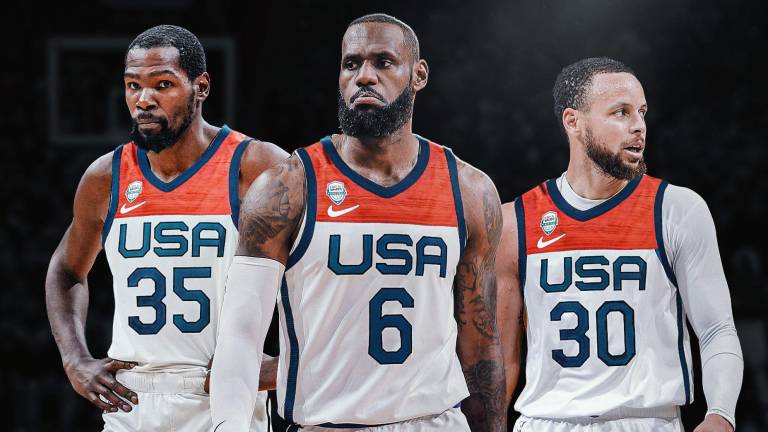 Kevin Durant, LeBron James y Steph Curry lideran el equipo de Estados Unidos que competirá en los próximos Juegos Olímpicos.