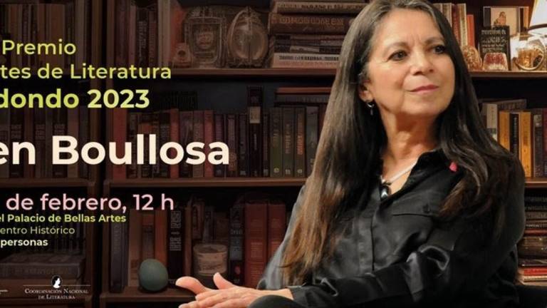 Entregarán el Premio Bellas Artes de Literatura Inés Arredondo 2023 a Carmen Boullosa
