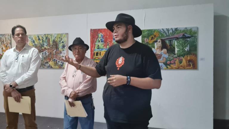 Homar Medina, Jorge Luis Hurtado y Brady García inauguran la exposición.