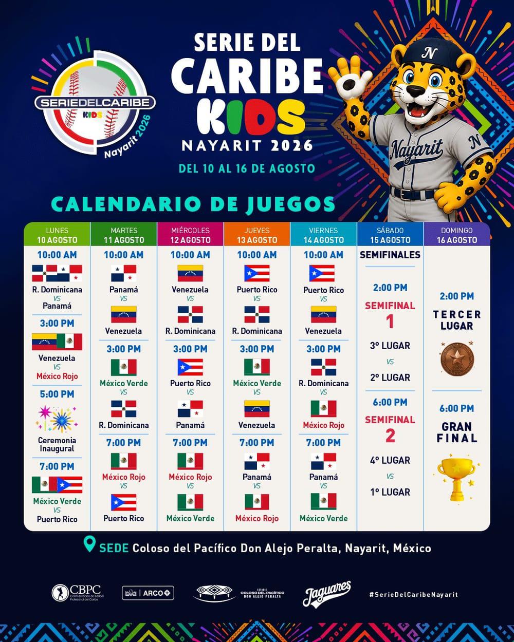 $!Tomateritos de Culiacán abrirán ante Venezuela en la Serie del Caribe Kids 2026
