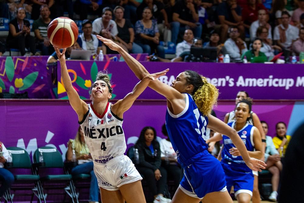 $!Mariana Valenzuela y México cumplen en debut en FIBA AmeriCup 2023