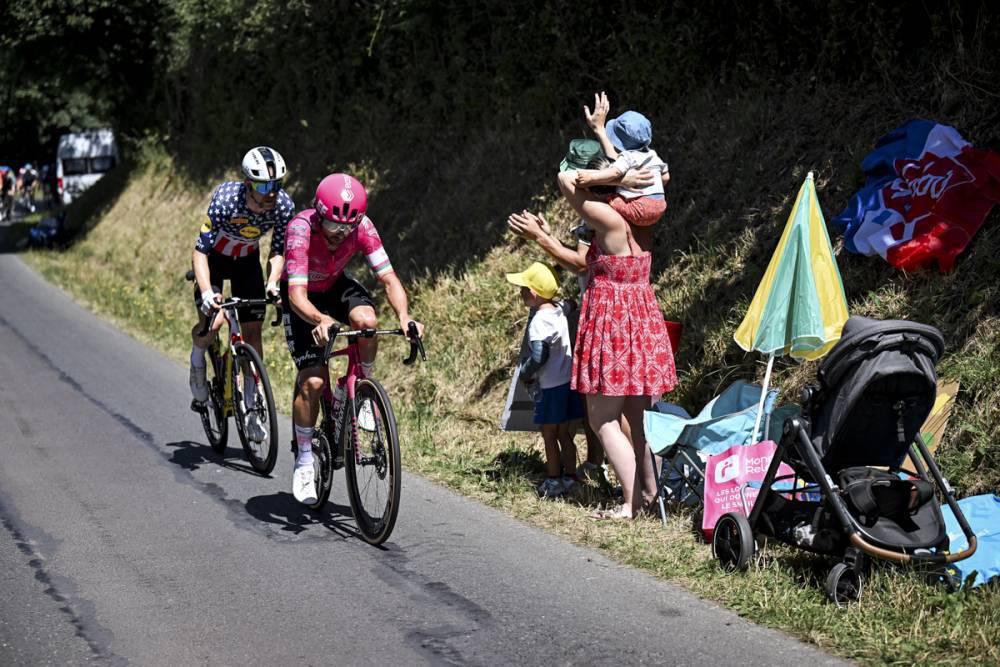 $!Ben Healy brilla en solitario y Van der Poel recupera el maillot amarillo por un segundo en la etapa 6 del Tour de Francia