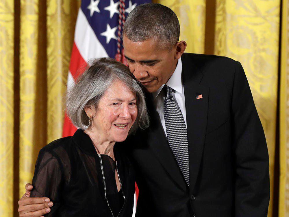 $!Louise Glück y Barack Obama.