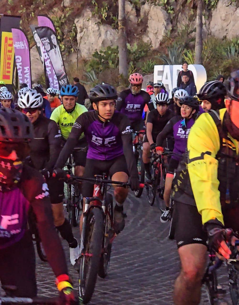 $!Multitudinaria respuesta tiene el Gran Fondo Mazatlán 2025