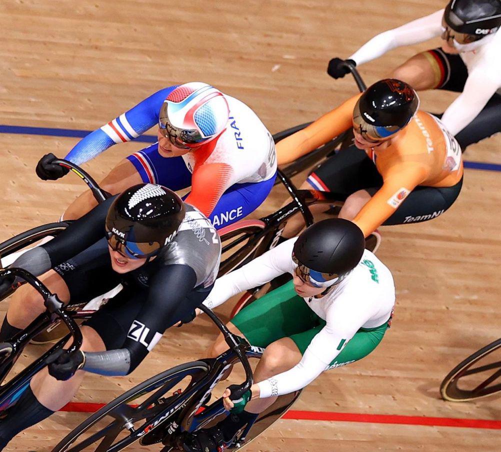 $!Sinaloense Luz Daniela Gaxiola cierra en sitio 11 en prueba de keirin de Tokio 2020