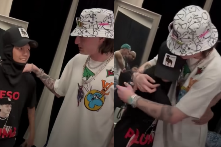 Cumple Peso Pluma el sueño de un niño con cáncer