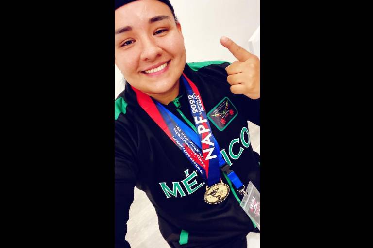 Mazatleca Maytia Millán impone récord en Campeonato Norteamericano de Powerlifting