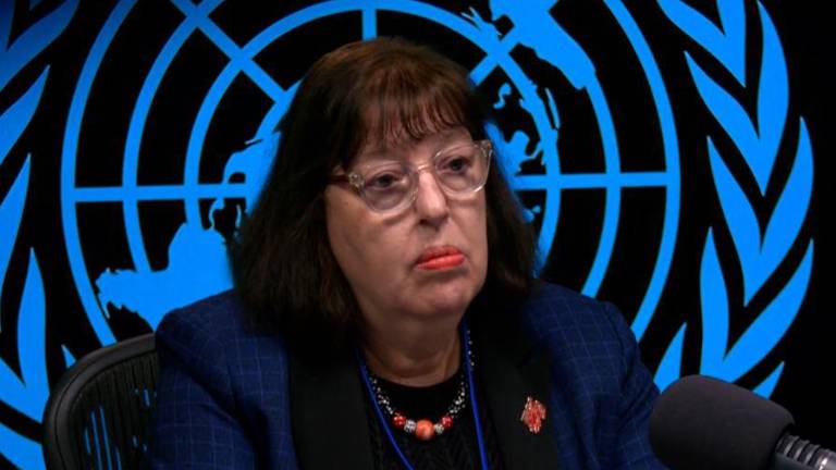 La representante especial del Secretario General para niños y conflictos armados, Virginia Gamba.