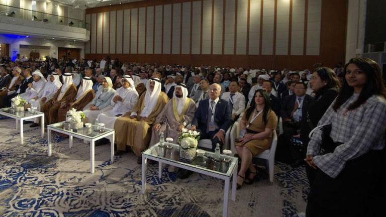 Asistentes al Foro Mundial de Inversión de Emprendedores (WEIF) en Bahrein.