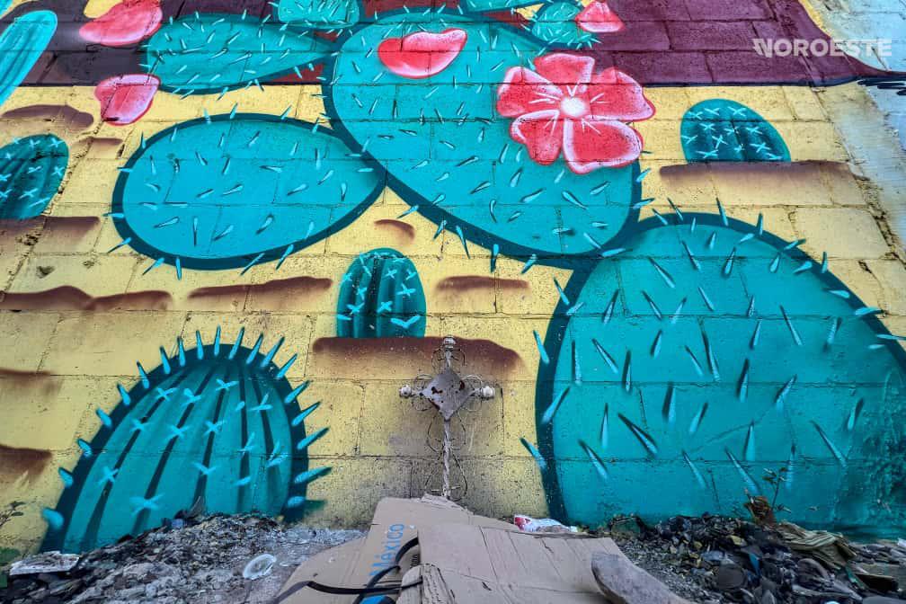 $!Murales transforman calles de la colonia La Costerita, en Culiacán