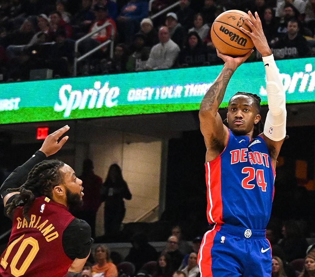 $!Pistons sorprenden en Cleveland y vencen a los Cavaliers
