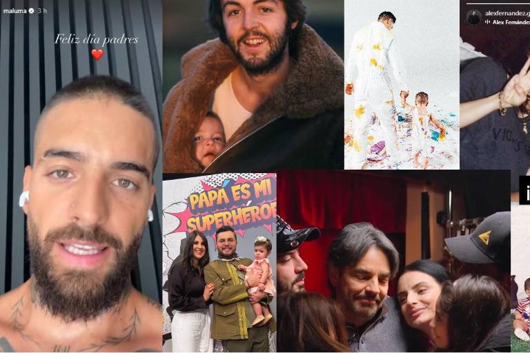 Celebran famosos el Día del Padre en sus redes sociales