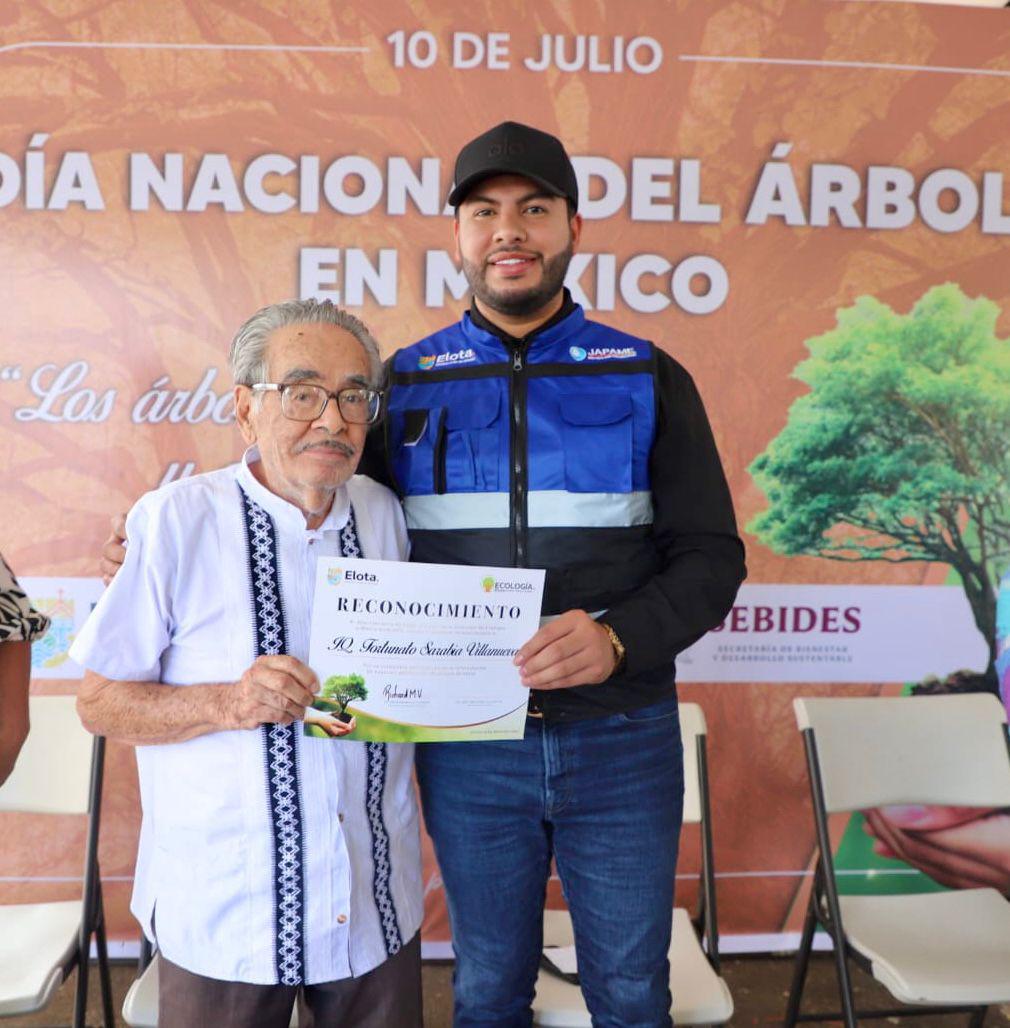 $!Con una jornada de arborización, conmemoran el Día Nacional del Árbol en Elota