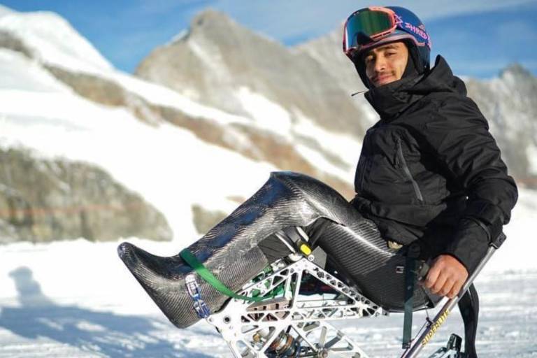 Arly Velásquez, listo para disputar sus cuartos Juegos Paralímpicos de Invierno