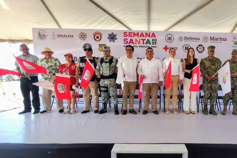 Dan banderazo de inicio al operativo de Semana Santa en Navolato