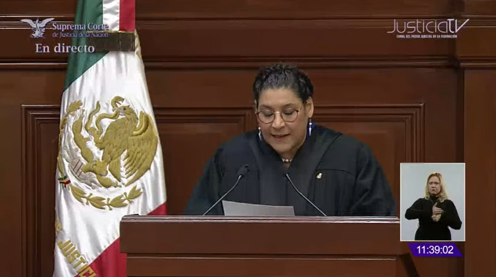 $!Esta Suprema Corte se ha extralimitado, dice la Ministra Lenia Batres en su bienvenida