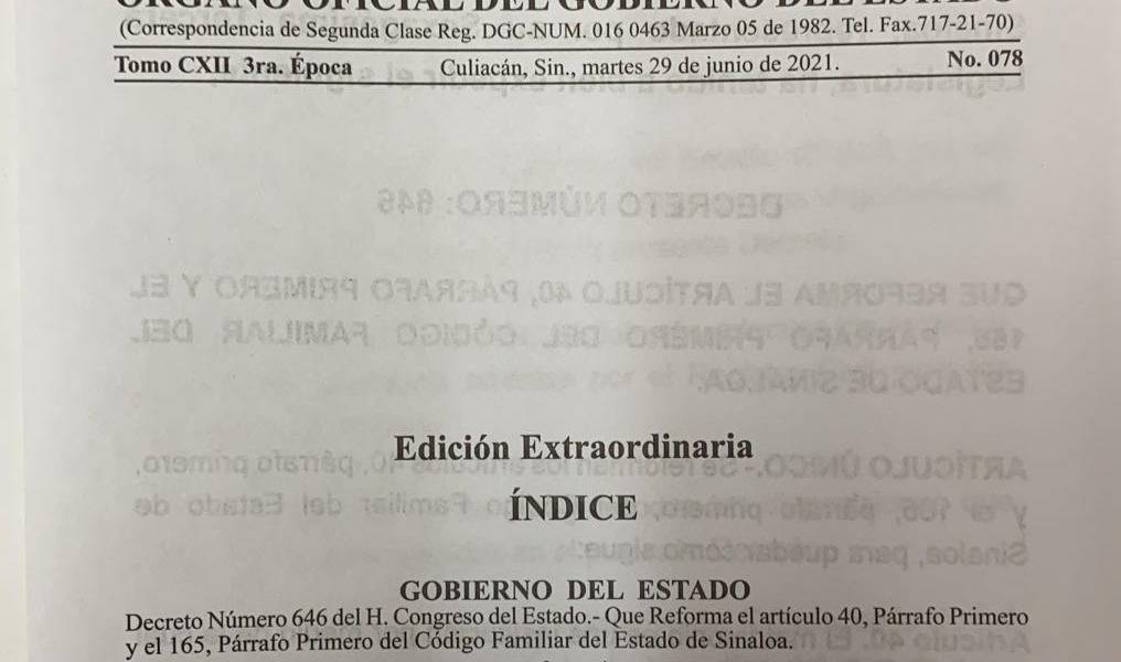 Matrimonios igualitarios en Sinaloa son una realidad: promulgan modificaciones al Código Familiar