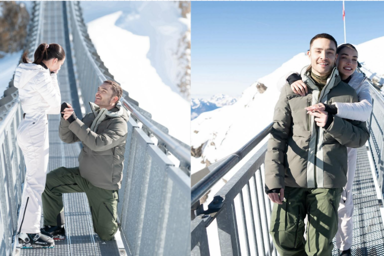 Ed Westwick, actor de ‘Gossip Girl’, pide matrimonio a su novia en Suiza