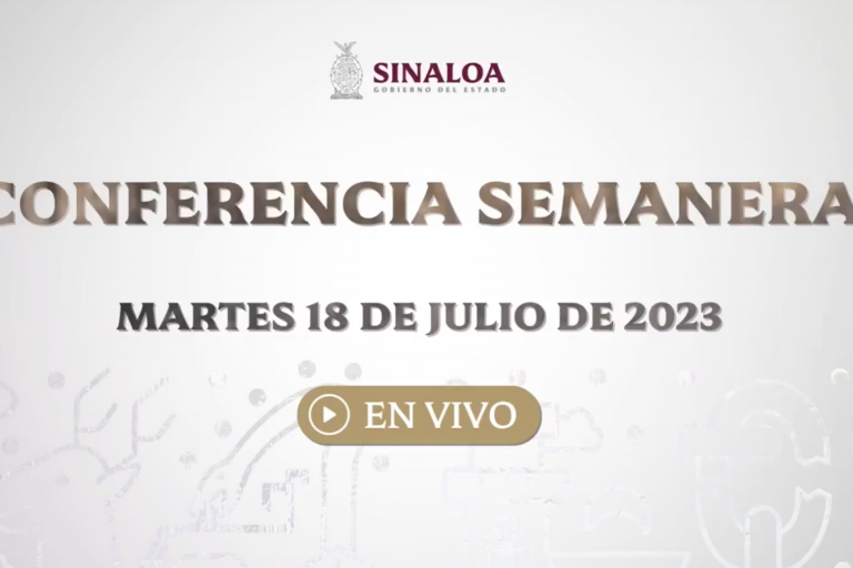 #EnVivo | Conferencia semanera del Gobernador Rubén Rocha Moya