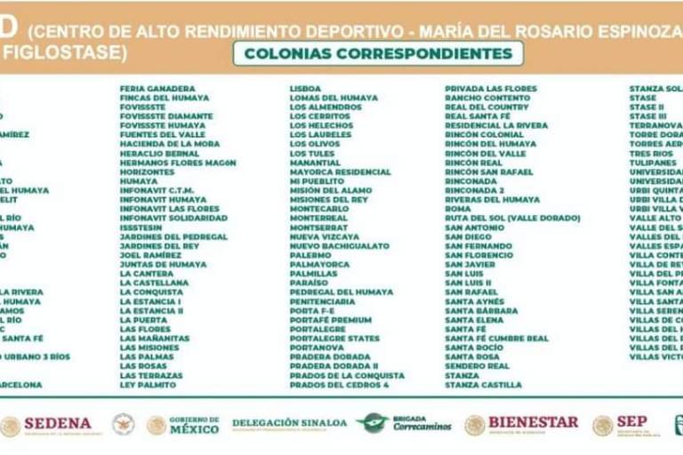 Del 15 al 18 de agosto se aplicarán en Culiacán segundas dosis de Sinovac a personas de 30 años o más
