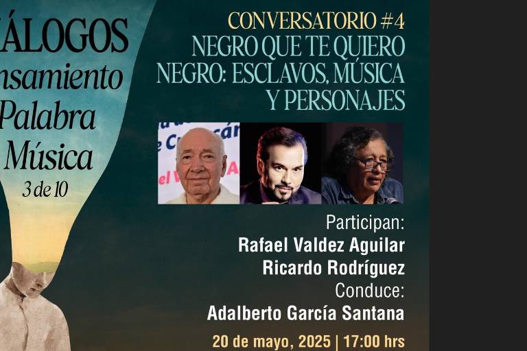 Este martes, invitan al conversatorio ‘Esclavos, música y personajes’