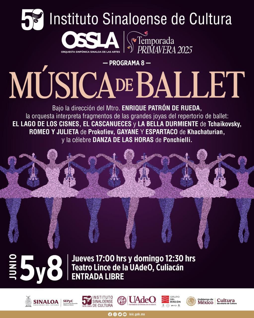 $!Dirigirá Enrique Patrón de Rueda a la OSSLA con Música de Ballet