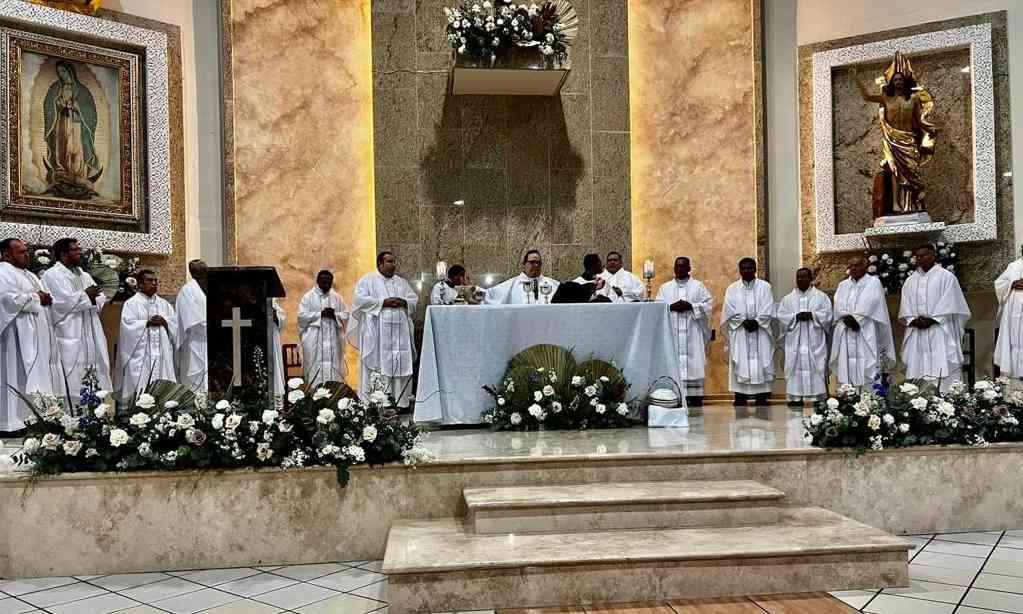 $!La misa fue concelabrada.