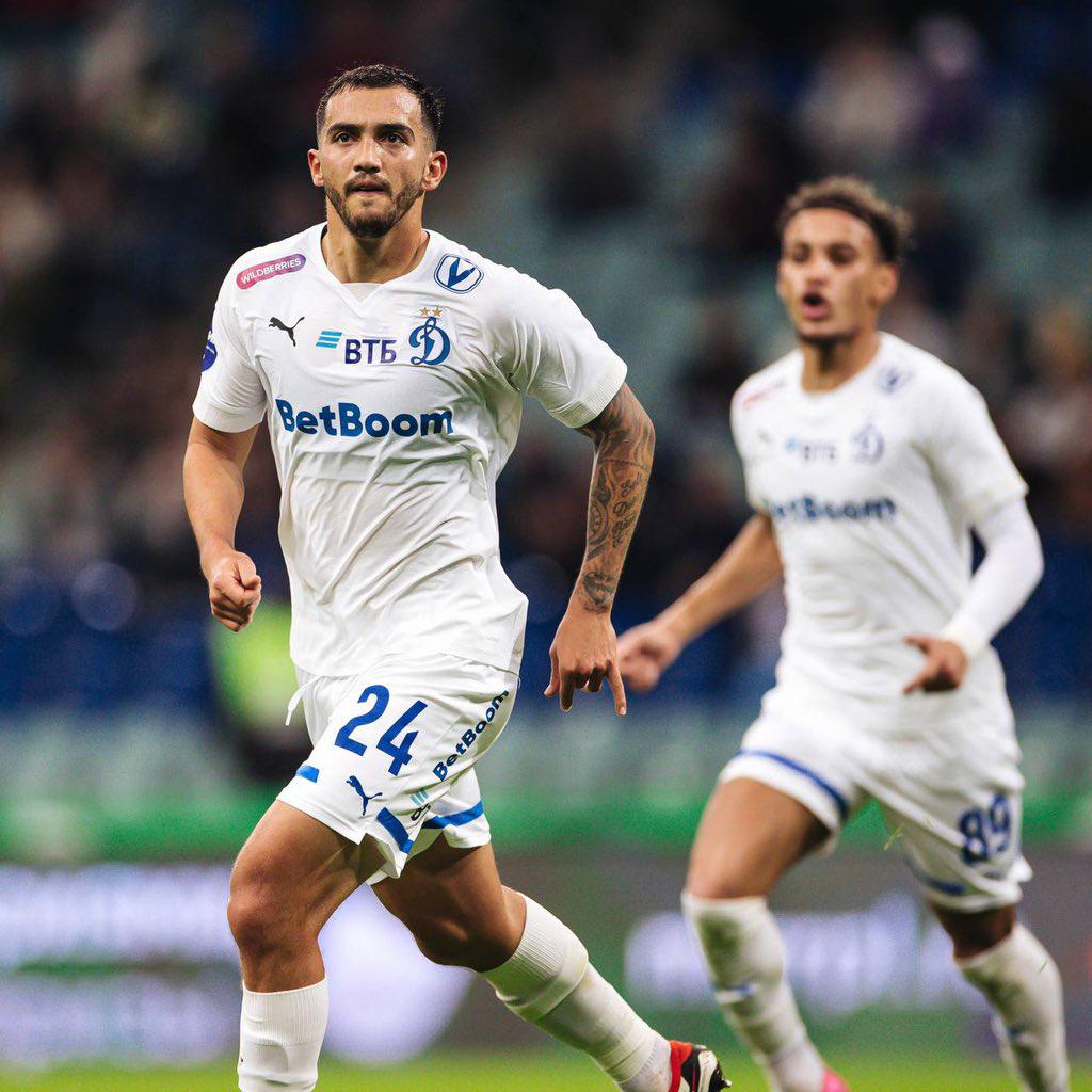 $!Luis Chávez anotó su primer gol en Rusia con el Dínamo Moscú