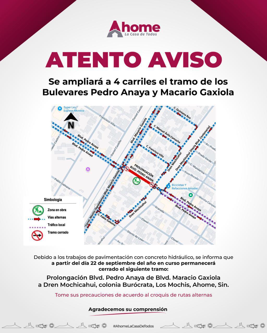 $!Eliminarán ‘cuello de botella’ vial; duplicarán carriles del bulevar Pedro Anaya