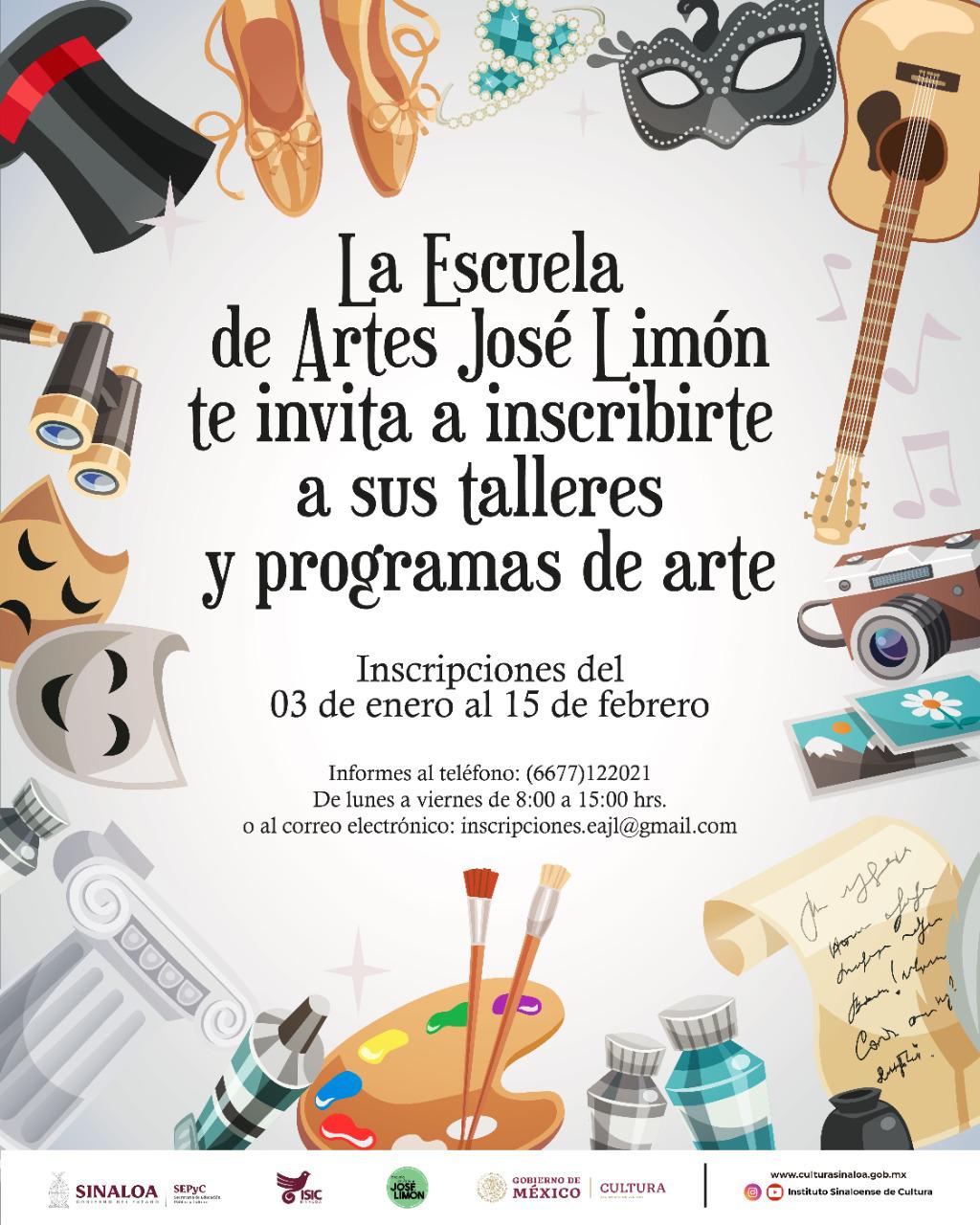 $!Abre periodo de inscripciones la Escuela de Artes José Limón