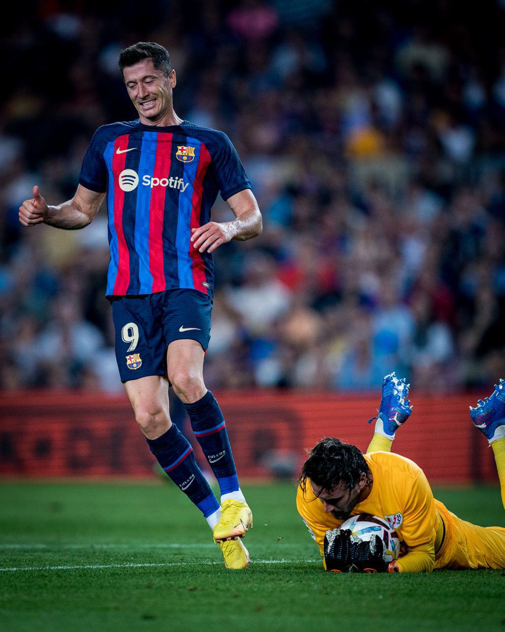 $!El Barcelona de Lewandowski no pasa del empate sin goles ante el Rayo Vallecano