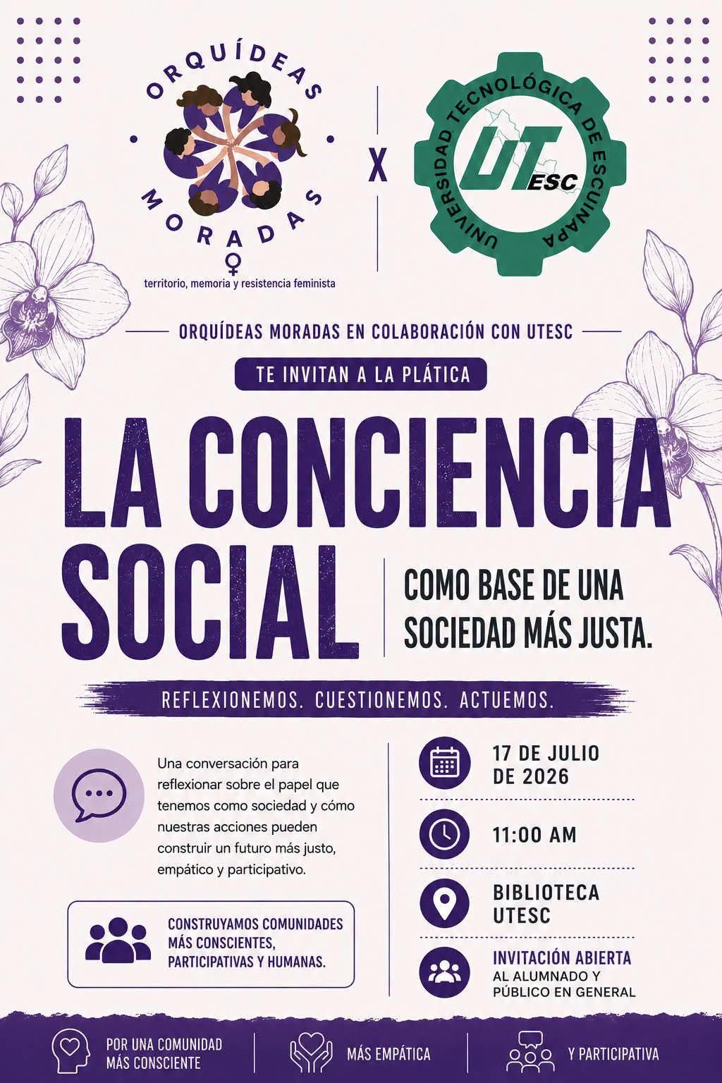 $!Invitan en Escuinapa a conferencia sobre conciencia social y derechos humanos